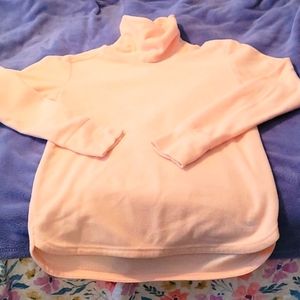 NWOT Peach fleece pullover / sweatshirt
